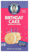 Goodie Girl Cookies Cookie Crème Birthday Cake, 10.6 OZ, Multicolored, Model 0855987003908