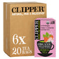 Clipper Organic Strawberry & Elder Flower Tea - USDA Organic, Non-GMO, Caffeine Free, 120 Unbleached Tea Bags, 20 Count (Pack of 6)