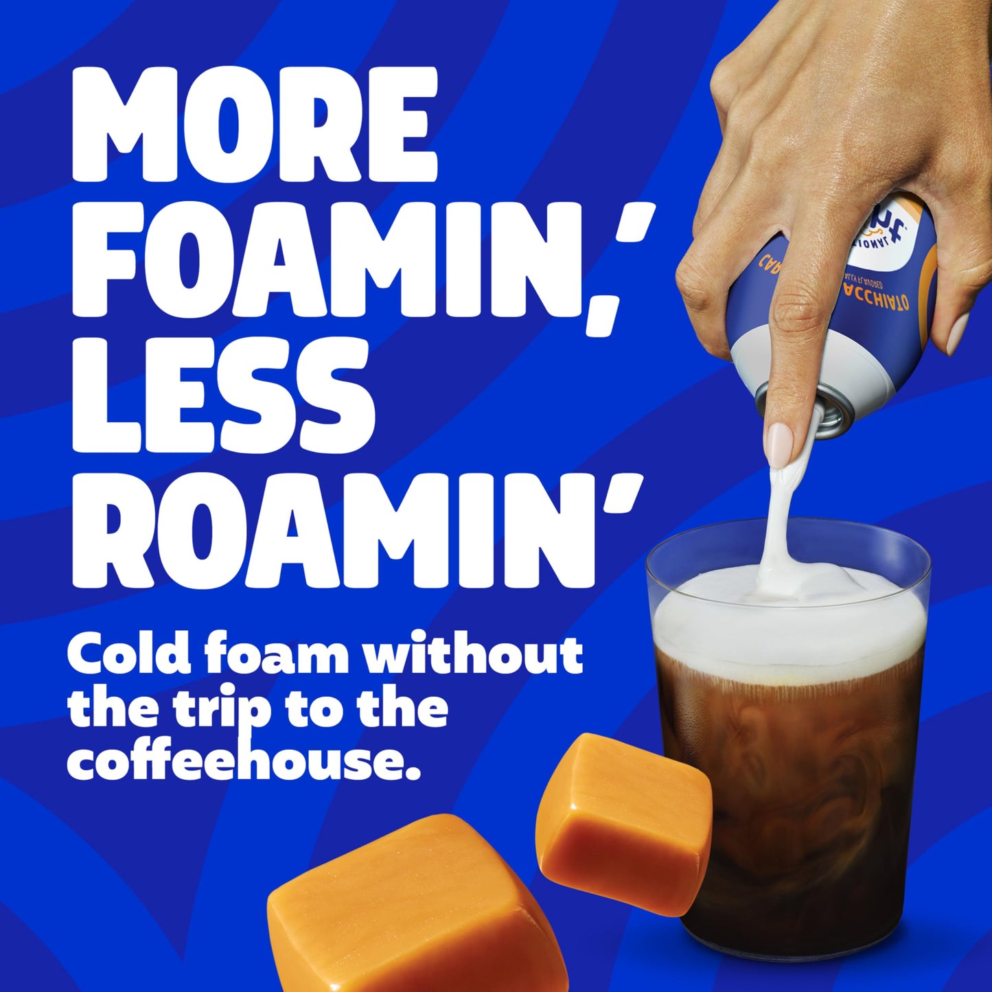 International Delight Cold Foam Coffee Creamer, Caramel Macchiato Cold Foam Flavored Creamer, 14 OZ Can