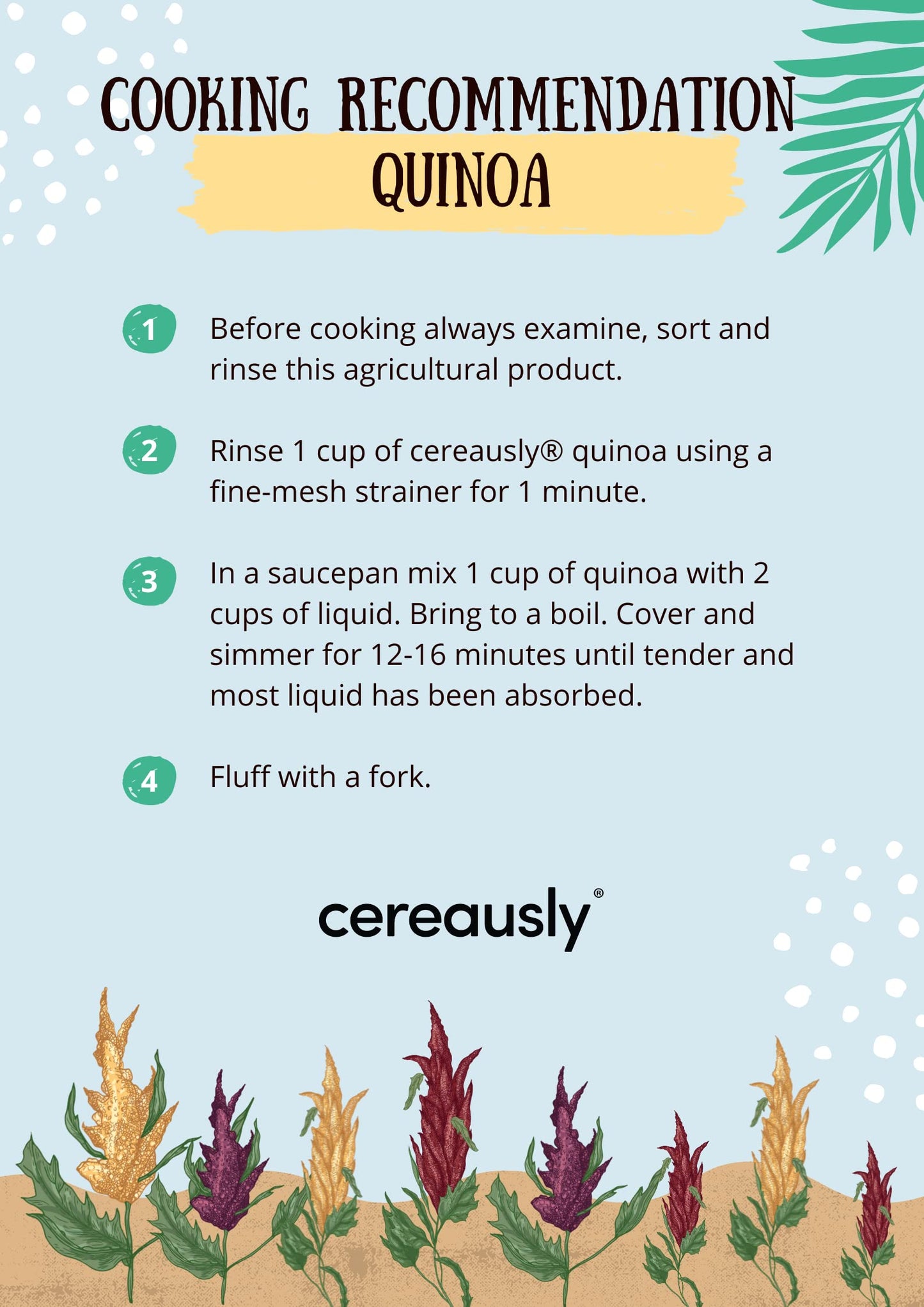 Cereausly Organic Tri-Color Quinoa - Premium Royal Quinoa From Bolivia - Kosher And Non-Gmo Quinoa Bulk - Vegan And Gluten-Fee C