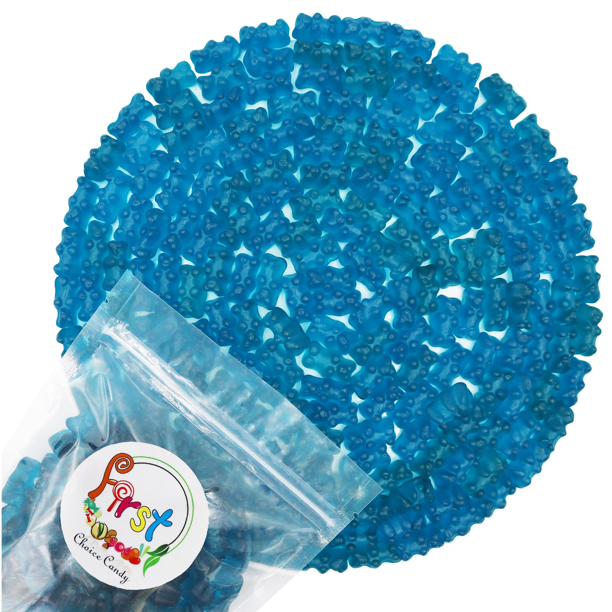 FirstChoiceCandy Gummy Bears (Blue Raspberry, 5 Pound (Pack of 1))