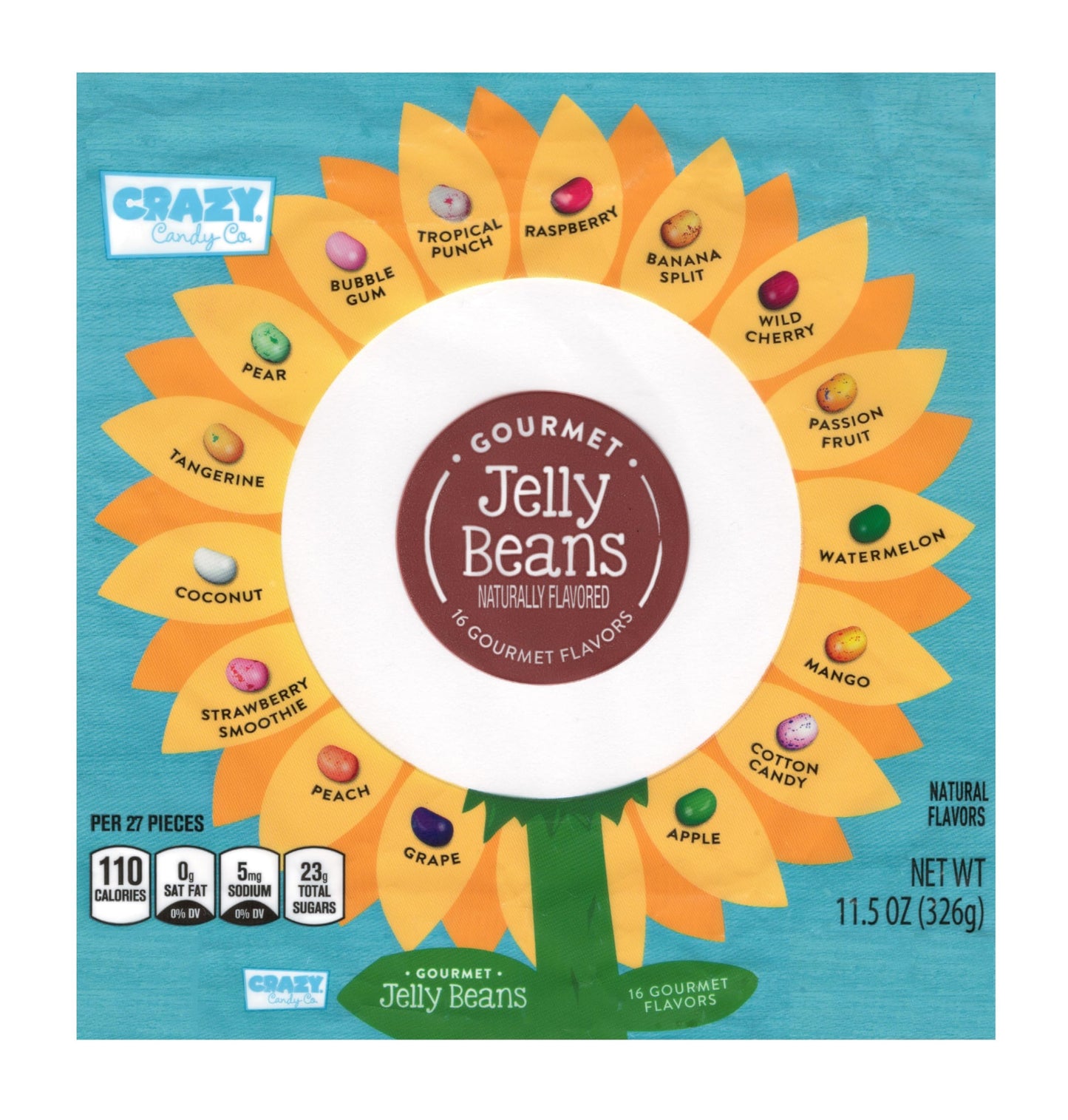 Crazy Candy Co. Gourmet Jelly Beans, 11.5 Oz