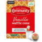 Community Coffee Ice Cream Flavored Coffee Pods, Vanilla Waffle Cone, 24 Count, Compatible with Keurig 2.0