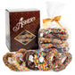 Asher'S Chocolates, Chocolate Covered Pretzels Gift Basket, Holiday Assortment Of Candy, Small Batches Of Kosher Chocolate, Family Owned Since 1892, Improved Box Design (Milk & Dark)