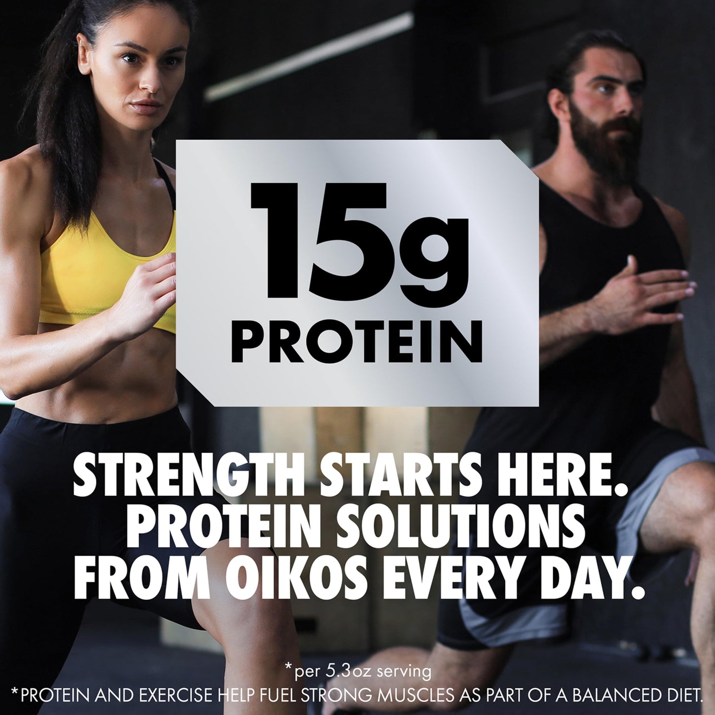 Oikos Triple Zero Strawberry Nonfat Greek Yogurt Pack, 0% Fat, Sugar Free and 0 Artificial Sweeteners, Just Delicious High Prote