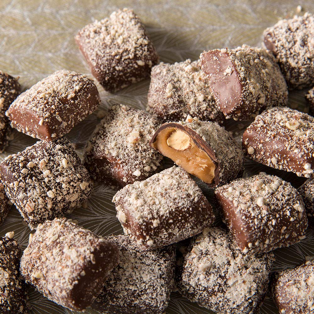 Enstrom Milk Chocolate Almond Toffee Petites 30oz box | Bite-size | Gluten Free | Kosher Dairy | All Natural