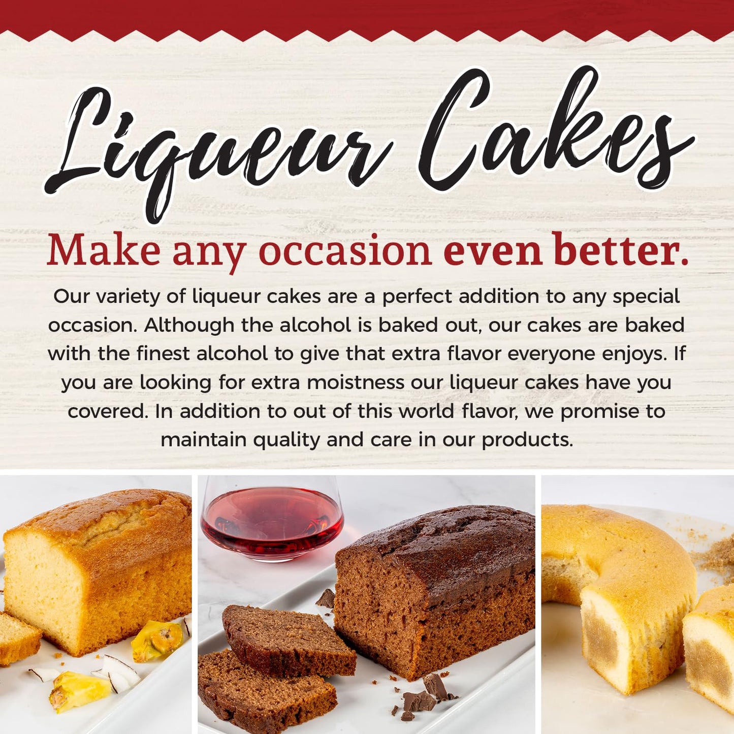 Beatrice Bakery Co. Lemon Drop Liqueur Cake Bar - Freshly Made, 14 oz Box