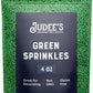 Judee'S Green Sprinkles 4 Oz - Gluten-Free And Nut-Free - Brighten Up Your Baked Goods - Great For Cookie And Cake Decoration -