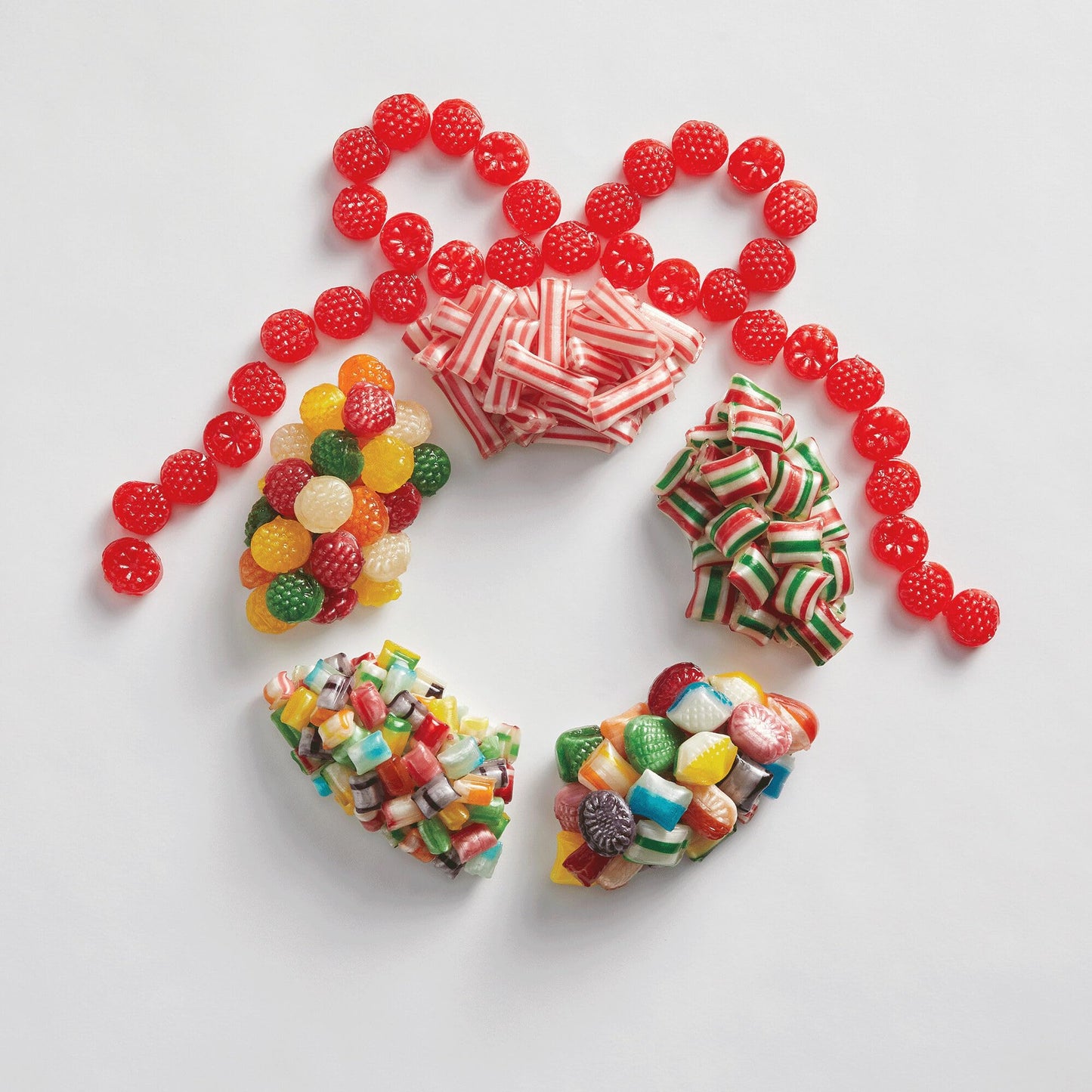 The Swiss Colony Traditional Candy Tin - 1 lb. 14 oz. Net Wt.: Old Fashioned Hard Candy Mix, Raspberry Drops, Pillows - Perfect