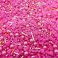 Sprinkles Red Series Cake Decorations Topper Edible Themed Sprinkles For Cake Decorations, Baking, Ice Cream, Cookies, Cupcake T