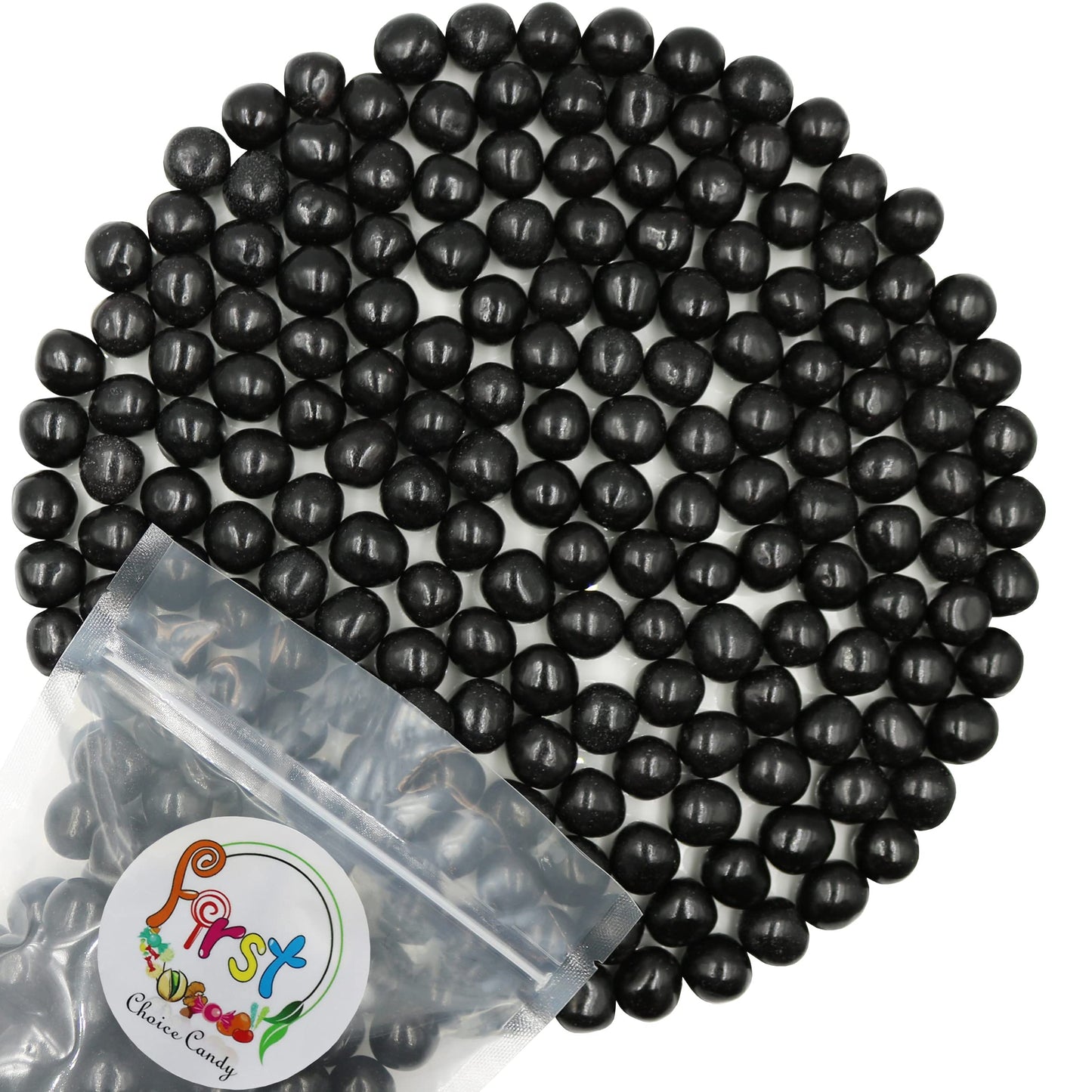 Sour Chewy Fruit Candy Balls (Black Cherry, 2 Pound)