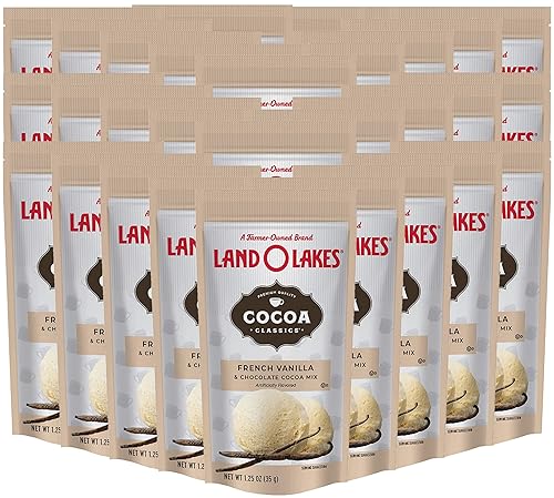 Land O' Lakes Hot Cocoa Mix, French Vanilla, 1.25 Oz (35G), 30 Packets