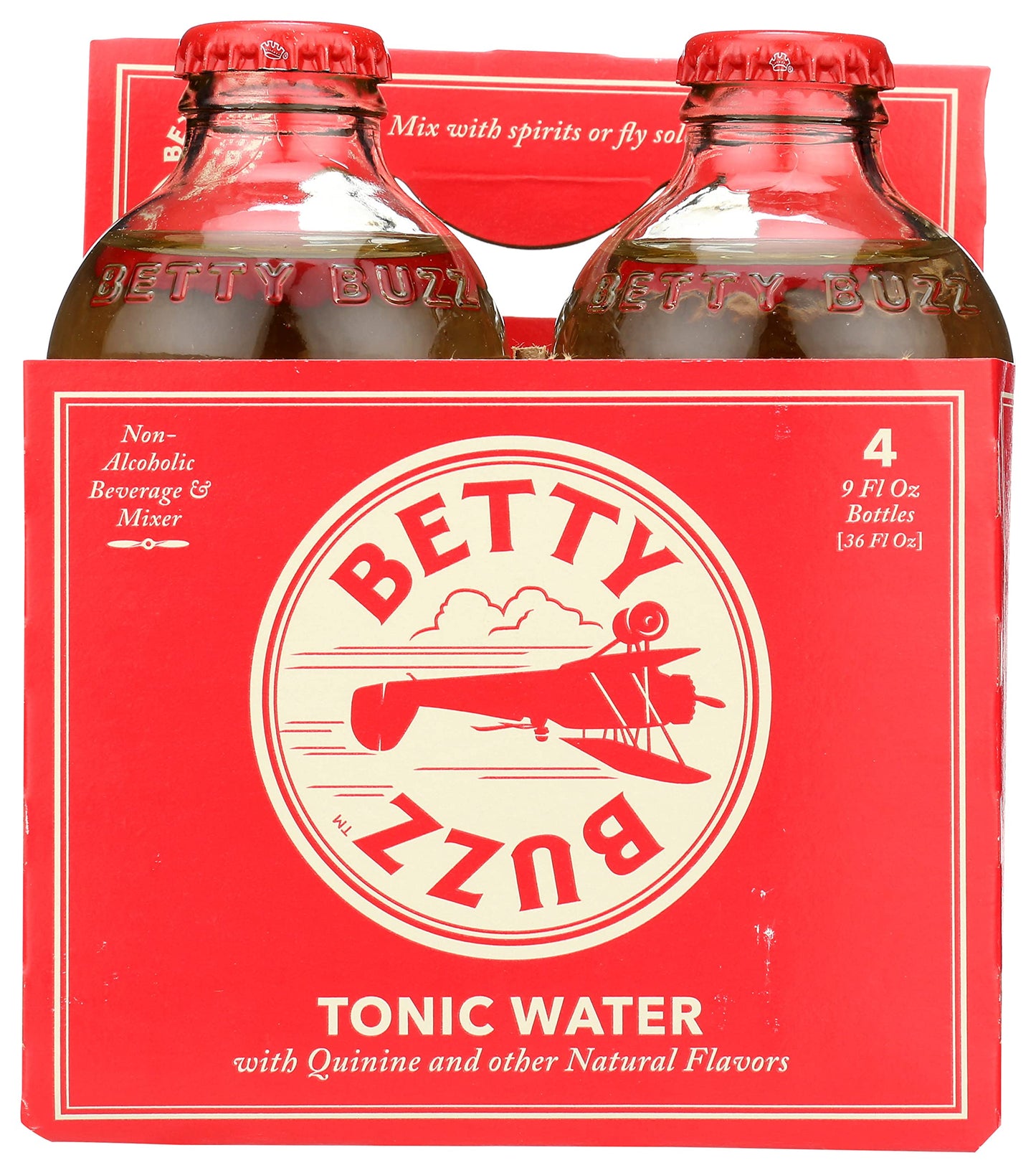 Betty Buzz Cktl Mxr Tonic Water 4Pk 36 FO
