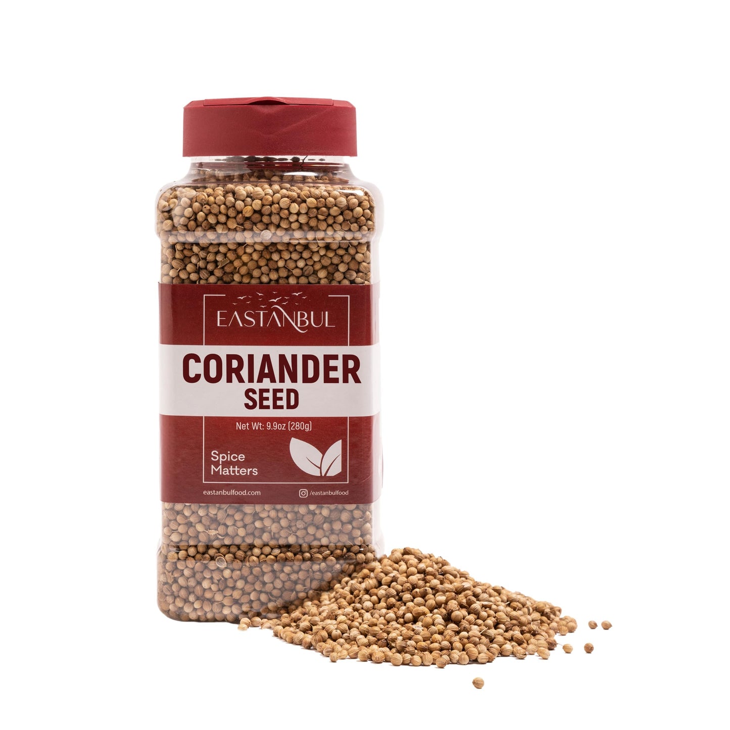 Eastanbul Coriander Seeds Whole 9.9Oz, Cilantra Seeds, Coriander Seed For Cooking, Pickling Spice, Canning, Biltong, Cornbeef Br