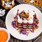 Halloween Sprinkles for Decorating Edible Set 4  320g/11.3oz with Orange Sanding Sugar  Pumpkin  Bat  Ghost  Candy Eyes and Jimmies  Ideal for Cake  Cupcake  Ice Cream  Cookie Toppings