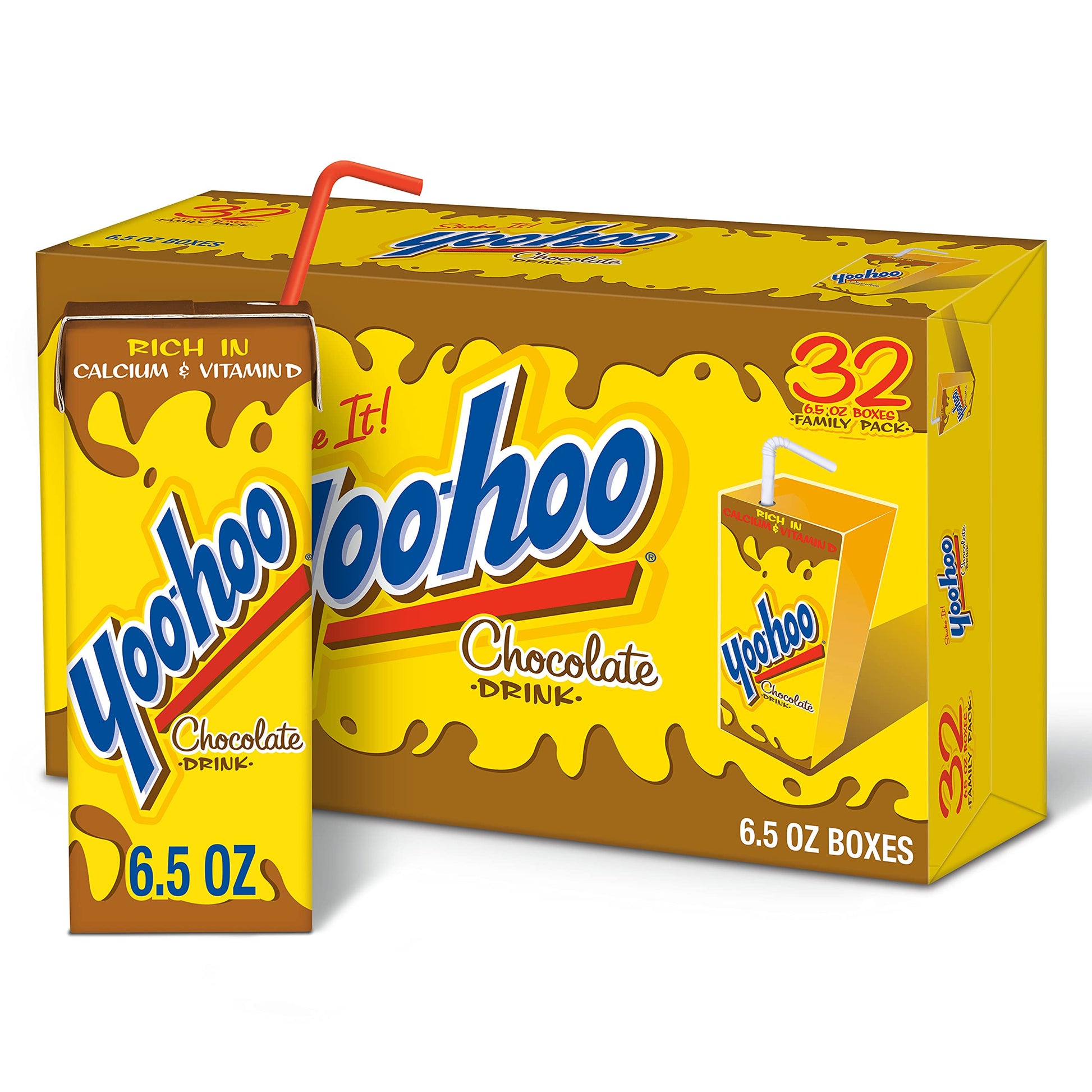 Yoo-hoo Chocolate Drink  6.5 fl oz boxes  32 pack