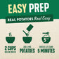 Idahoan Roasted Garlic +Protein Mashed Potatoes, Naturally Gluten-Free, 100% Real Idaho Potatoes, 4 servings per bag, 4.6 ounce