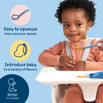 Gerber 2Nd Foods Baby Food, Mango, 3.5 Oz Pouch (Pack Of 12)