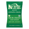 Kettle Brand Potato Chips, Sour Cream And Onion, 5 Ounce (Pack Of 15)