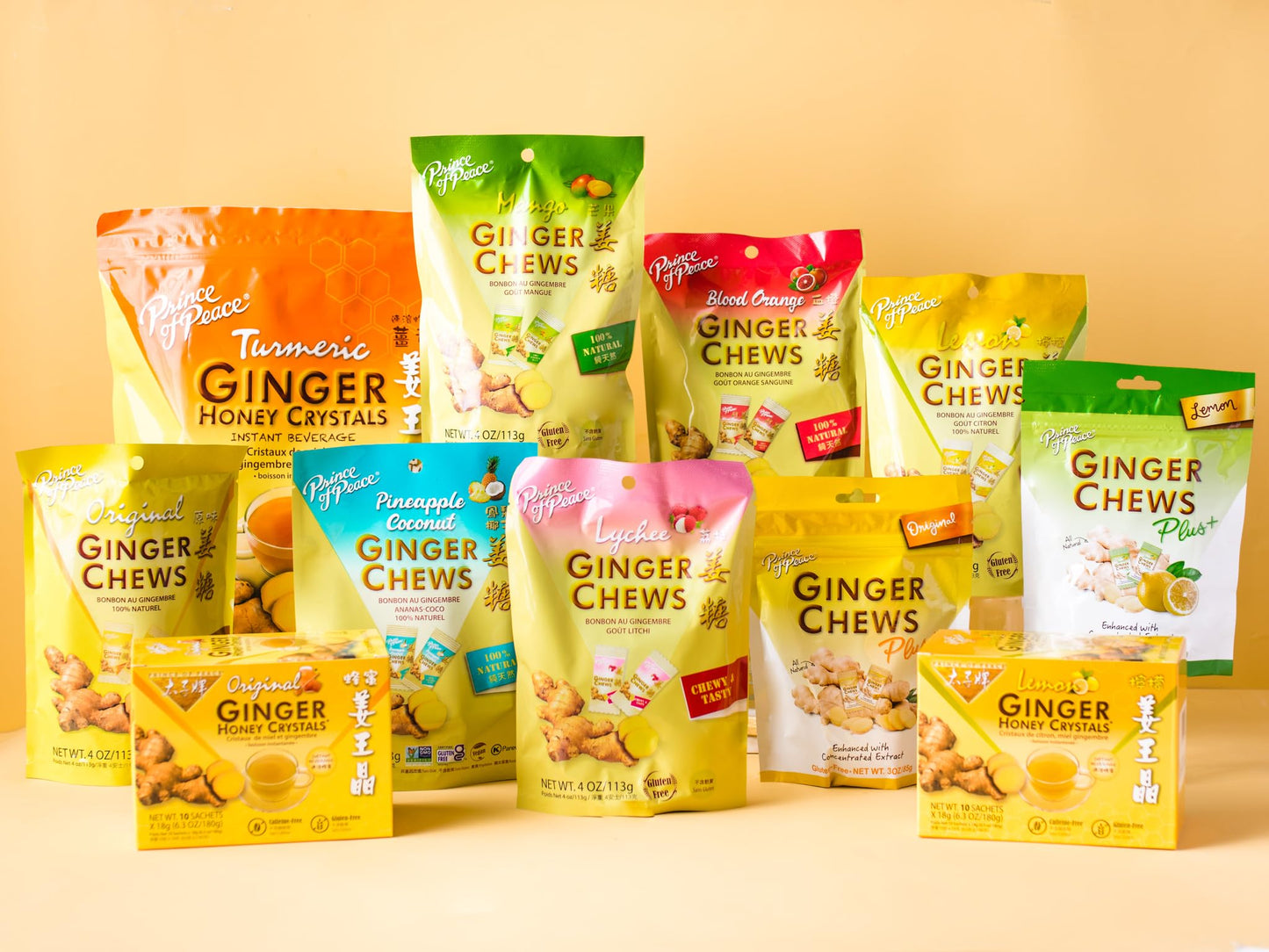 Prince Of Peace® Instant Ginger Honey Crystals (10Ct)