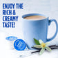 Heartland Non Dairy Liquid Coffee Creamer, French Vanilla, 200 Single Serve Cups, Shelf Stable, No Refrigeration