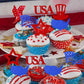 30 Pcs Independence Day Cupcake Toppers With Flag Map Star Usa Patriotic Cupcake Picks Happy 4Th Of July American National Indep