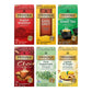 Twinings Variety Pack Tea Bags, English Breakfast, Earl Grey, Lemon Ginger, Peppermint, Green & Chai, 25 Count (Pack of 6)