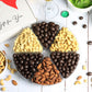 Its Delish Gourmet Chocolate and Salted Nuts Gift Tray - 6 Piece Assortment for New Year, Birthdays, and Special Events