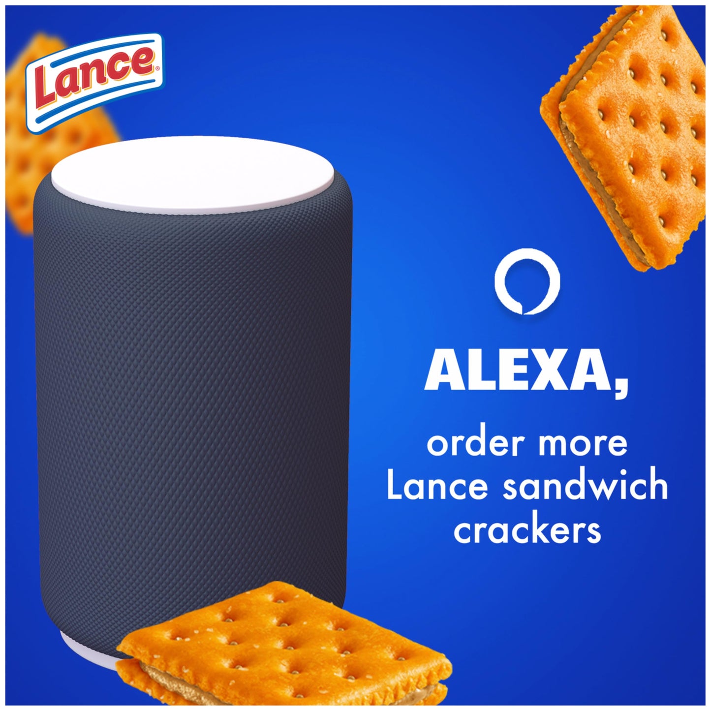 Lance Sandwich Crackers, Toastchee Peanut Butter, 8 Individual Packs, 6 Sandwiches Each