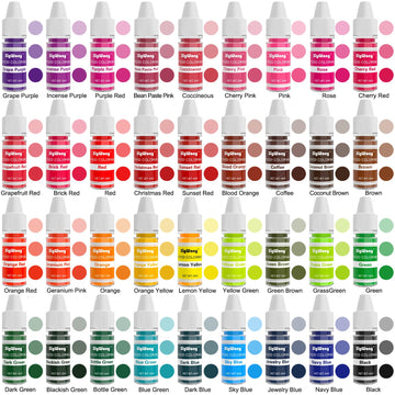 SigWong Food Coloring Set - 36 Neon Liquid Colors - 6ml Bottles (0.2 Fl Oz) for Baking, Decorating, Cooking, and DIY Crafts