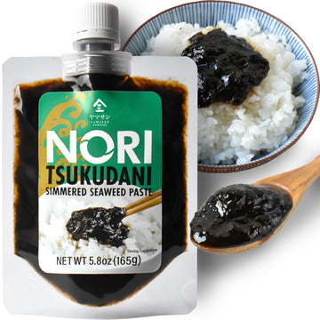 YAMASAN KYOTO UJI Japanese Nori Tsukudani Simmered Seaweed Paste, Umami and Sweet, Vegan, Low Fat, Versatile Condiment for Toppi