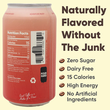New Mexico Pion Nitro Cold Brew Coffee Drink - Smooth Nutty Taste, High Energy Nitrogen Infused Classic Black Coffee Cans 12Oz -