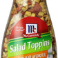 Mccormick, Salad Toppins, Crunchy & Flavorful, 3.75Oz Bottle (Pack Of 3)