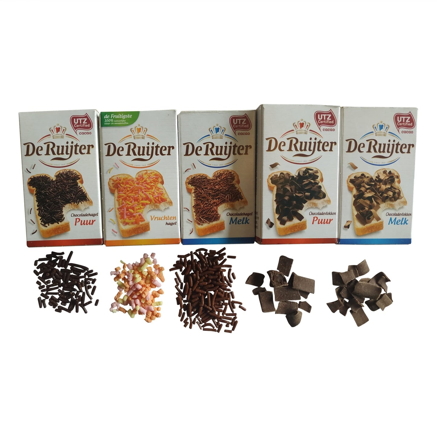Assorted Chocolate Sprinklers (Kleintje Hail) - 4.94Oz (Pack Of 1)