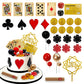 HAVAGDTM Casino Cake Decoration Set, 34PCS Cupcake Toppers, 5x2.4, Multicolor, Model HAVA-KFT-LXX001