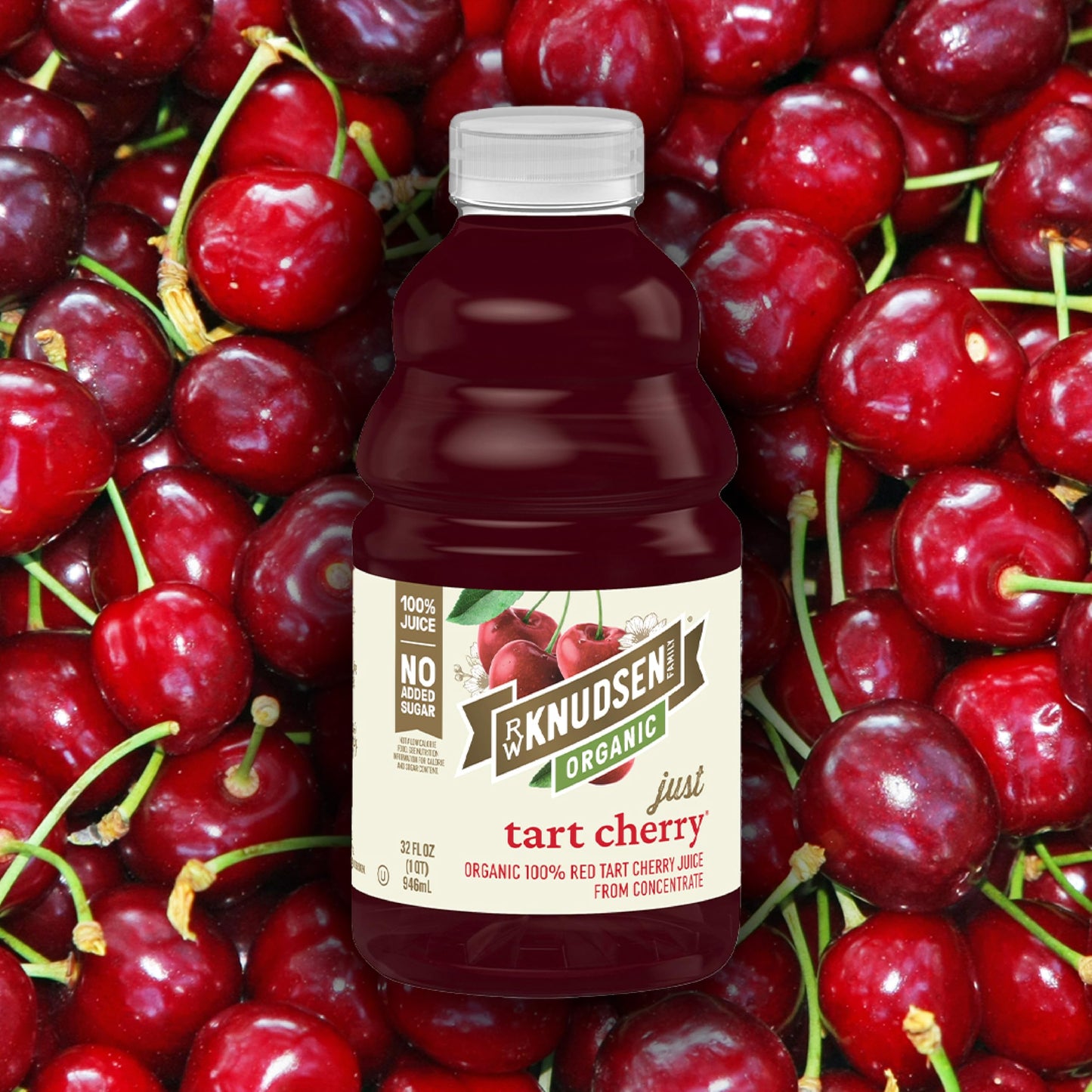 R.W. Knudsen Organic Just Tart Cherry Juice  32 fl oz (Pack of 1)