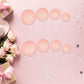 Ephlyn 30Pcs Light Pink Foam Cake Topper, Cake Picks Mini Balloon Diy Decoration For Birthday, Anniversary, Graduation, Baby Sho