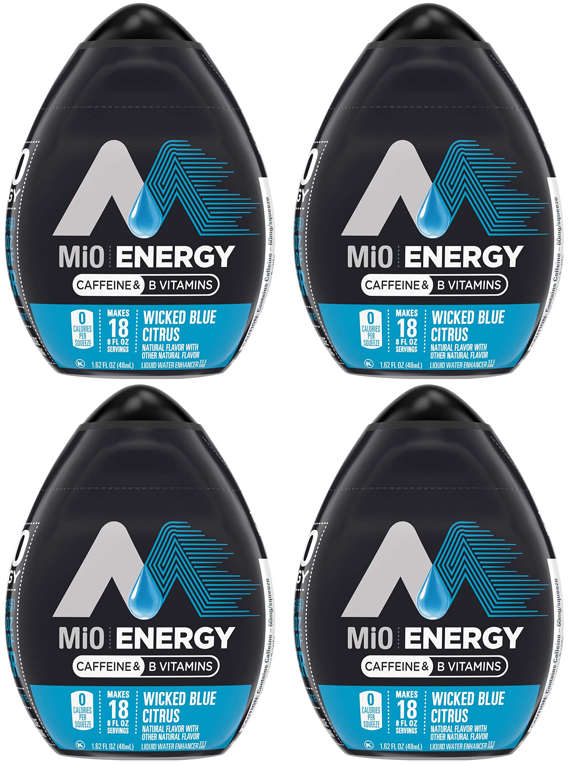 Mio Energy Liquid Water Enhancer, Wicked Blue Citrus, 1.62 Fl Oz, 4-Pack