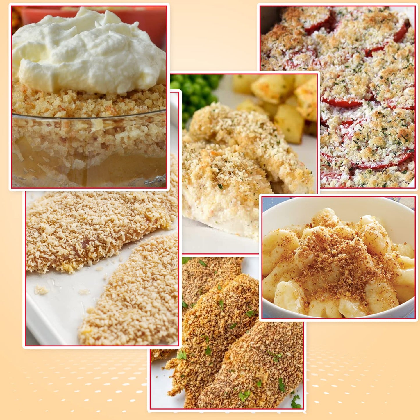 Fusion Select 7 Oz Panko Bread Crumbs - Japanese-Style Toasted Vegan Panko Breadcrumbs for Breading, Frying, Baking - For Fried