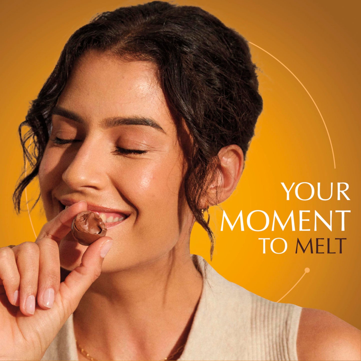 Lindt Lindor Caramel Milk Chocolate Truffles, Easter Chocolate Candy With Smooth, Melting Truffle Center, 25.4 Oz., 60 Count