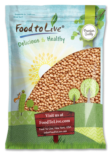 Food to Live - Garbanzo Beans, 15 Pounds Whole Dried Raw Chickpeas, Kosher, Vegan, Bulk, Sproutable, Low Sodium, Good Source of 