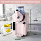GreenPan Ice Cream Maker & Slushie Machine, 4 Pint, Strawberry Pink, Model CC010322-001, Self-Cleaning, 6 Modes, 7 Textures