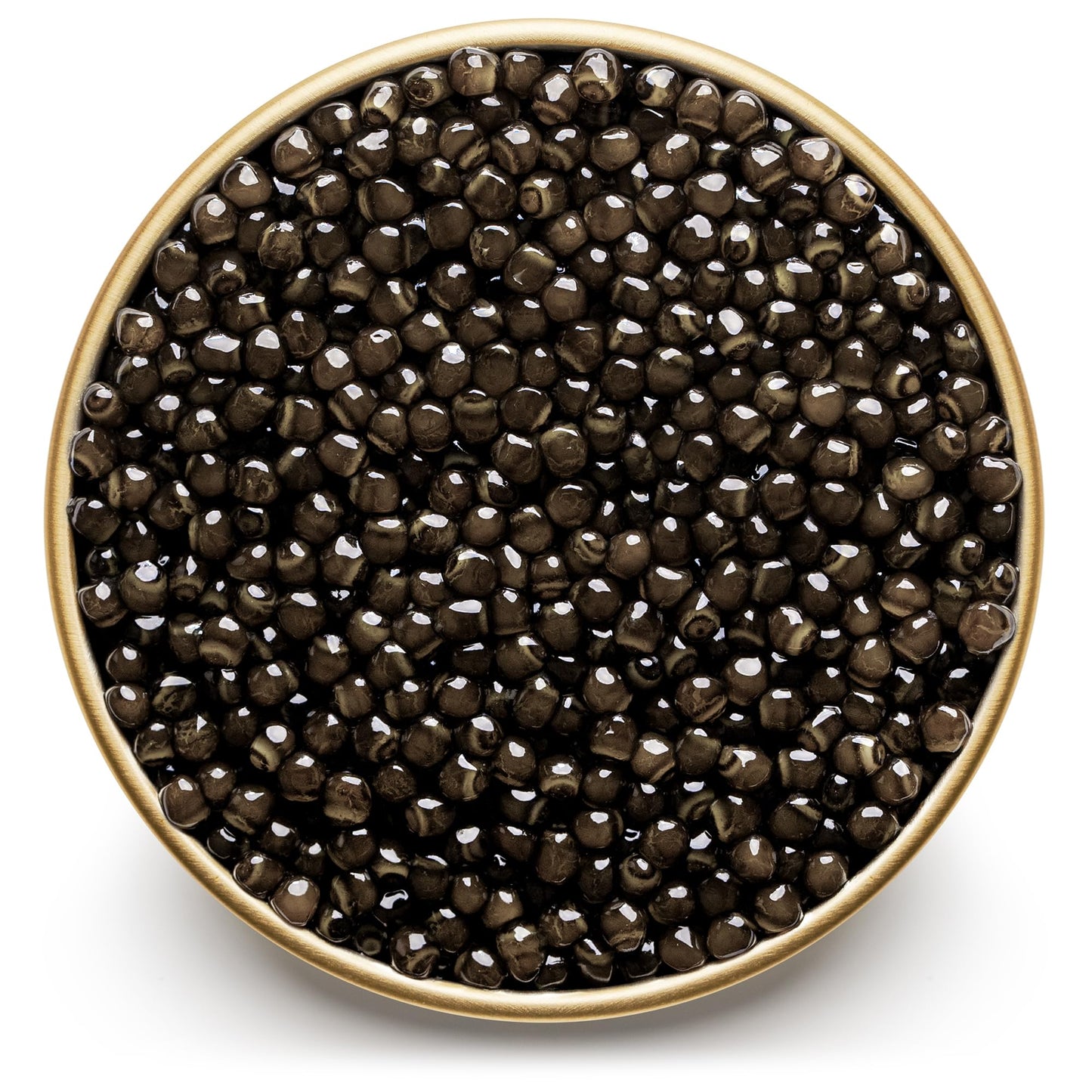 Marky'S Beluga Hybrid Black Caviar - 1 Oz / 28 G - Premium Hus Bae Beluga Sturgeon Malossol Black Roe Caviar - Guaranteed Overni