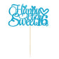 1Pc Happy Sweet 16 Cake Topper Glitter 16Th Birthday Cake Pick For Cheers To 16 Years Old 16Th Birthday Party Cake Decorations S