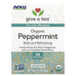 NOW Foods Organic Peppermint Tea, Caffeine-Free, 24 Count, Model 3365