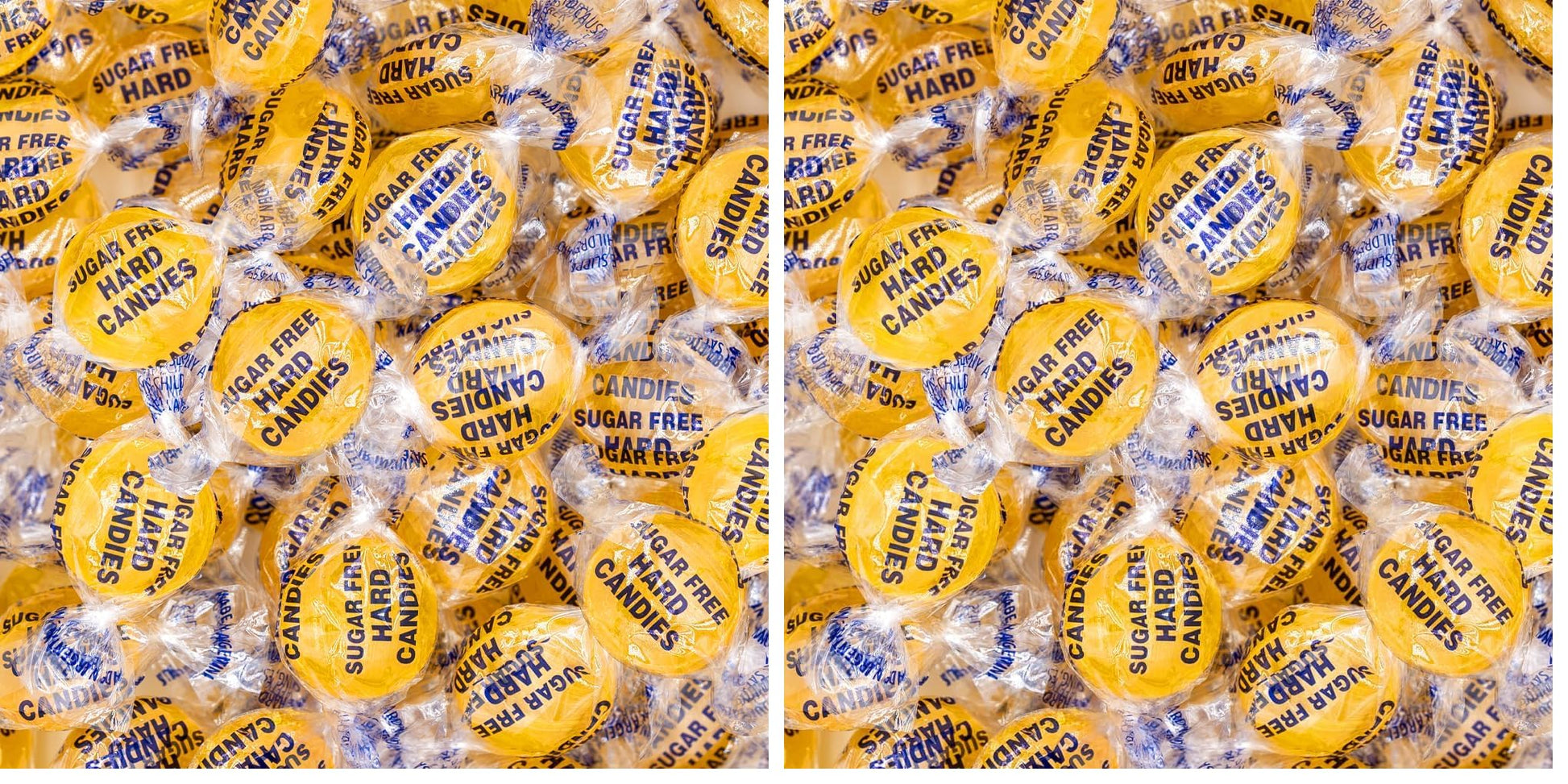 Sugar-Free Lemon Hard Candy - 1 Pound Pack (About 80 Count) - Individually Wrapped (Pack of 2)