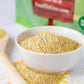 Food To Live Organic Old Fashioned Cornmeal Coarse, 2.5 Pounds - Non-Gmo, Whole Grain, Vegan, Kosher, Bulk Yellow Milled Maize,