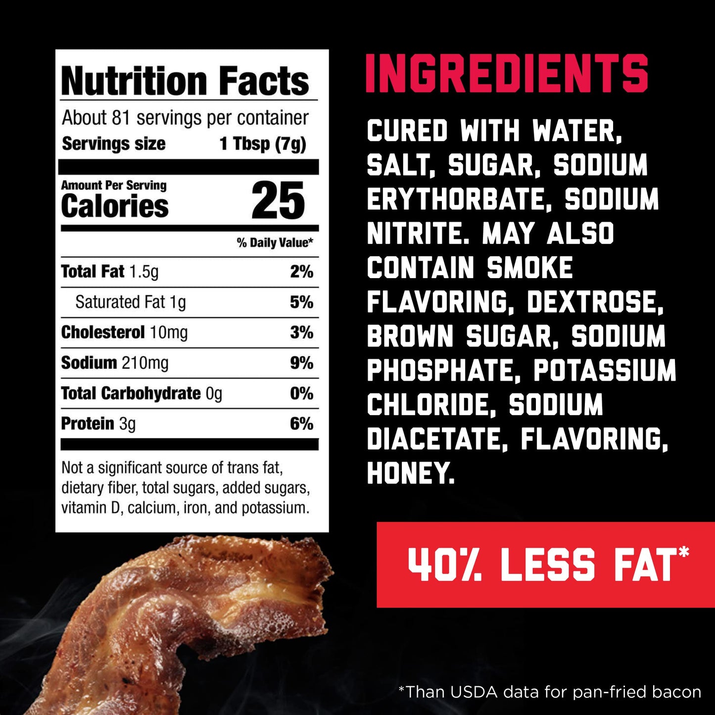 Hormel Real Cspirit-inspired flavorbled Bacon, 20 Ounce, 1.25 Pound (Pack of 1), Model 30560
