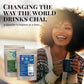 Blue Lotus Chai - Fully Organic Traditional Masala Chai - Makes 265 Cups - Just Add Hot Water, No Steeping, No Gluten - 8 Ounce