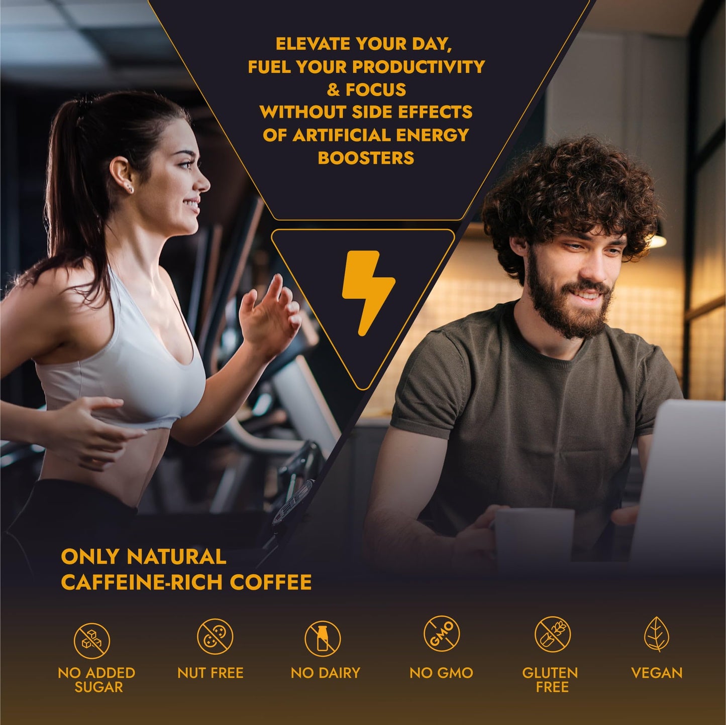 Growers Cup Extra Strong Ground Coffee, 1.06 oz, Ideal for Camping, Athletes & Gamers